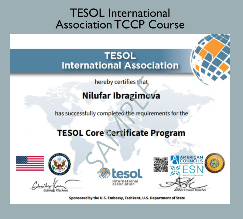 tesol certificate